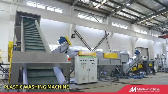 New PE PP Plastic Film Washing Recycling Line PP Film Recycling Line
